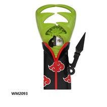 나루토 사스케 사쿠라 카카시 오비토 지라이야 츠나데 애니메이션 인형 미니 액션 장난감 피규어 만화 조립 블록 생일 선물, 트랜스 다크 핑크