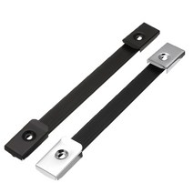 리어스피커스탠드 거치대 받침대 18cm25cm pvc 헤비 듀티 운반 핸들 그립 케이스 상자 캐비닛 앰프 스트랩 핸들 인서트 팝, 25cm 실버