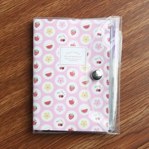 과일 파티 볼펜 수첩 5p세트 휴대용 포켓수첩