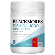 블랙모어스 명품 무냄새 피쉬오일 대용량 오메가3 1000mg 500정, 1병