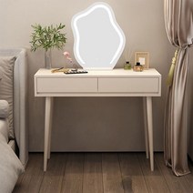 인테리어 수납 화장대 연예인화장대 협찬 이케아 원목 전신거울 400 공주 미니 조립식 학생 600 드라마 슬림 책상 주문제작 서랍형 엔틱 세트, A