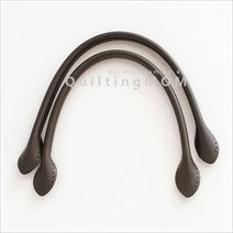 퀼팅맘 미니가방끈 30cm 천연가죽 가방손잡이 국내생산, [1020] 다크브라운, 2개