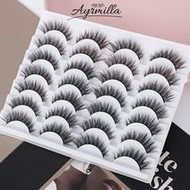 공연용속눈썹 착붙 아이돌 자석 자연스러운 인조 속눈썹 펌키트 Ayrmill, 14쌍-3d123