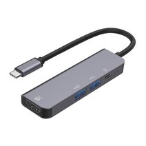 USB 3.0 허브 어댑터 4K PD 충전기 도킹 스테이션 U 디스크 전원 변환기, type1