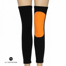물리치료사가 판매하는 올투게더나우 무릎 보온대 방한대 보호대 2p, 블랙
