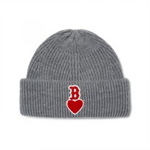 MLB 하트 비니 B (D.Melange Grey) 3ABNM1026-43MGD