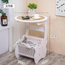 협탁 원목 침대 옆 선반 틈새 테이블 수납 멀티 간단한 사물함 보관 사이드 탁자 인테리어, 조립식, I