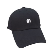 한수위 남녀공용 M 모자 알파벳 무지 야구 소두 대두 볼캡