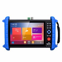 [정품] 휴대용 178cm(7인치) CCTV 테스터 - 최대 6K IP 카메라 테스트 지원 AHD TVI CVI CVBS 아날로그 테스트-RJ45 케이블 TDR PoE/IP 검색/