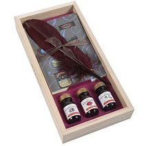 일본직발송 3. 루반 빈티지 우드 프렛 깃털 펜 HB27504 B081ZXK2CQ, ONE SIZE_깃털 펜, ONE SIZE_깃털 펜