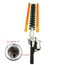 소형 핸드 잔디 깎기 헤지 트리머 헤드 26mm/28mm 7/9 스플라인 5.3mm 스퀘어 하이 폴 브러시 잔디 커터 수, 02 26mm 9 Teeth
