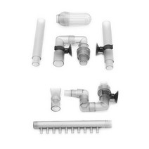 HW-602B HW-603B 물 유입 유출 튜브 파이프 어항 수족관 필터 외부 캐니스터 입구 배출구 액세서리, A Inter and Outer