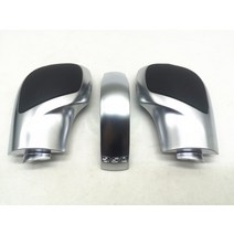 자동차 부품투아렉 골프 CC 마고탄 티구안 투란 시프트 핸드볼 밝은 바 파일 크롬 도금 가죽 사이드 커버, 11 분홍색