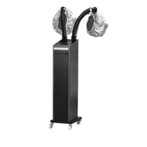 헤어 스팀기 스탠드 미용 모발 수분 미스트 영양 기계, 헤어 컨디셔너 더블 헤드