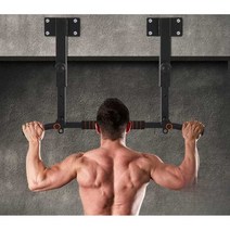 풀업바 벽걸이형 벽 부착 철봉 턱걸이 실내 헬스장, 사이드 빔 고정형 흰색