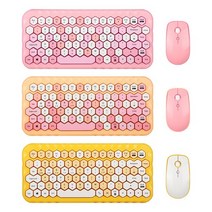 ABKO WKM620 TKL 멀티 컬러 육각키캡 무선 미니 키보드 마우스 세트 __, 피치