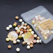 100 개/가방 혼합 래커 인감 왁스 DIY 옥타곤 입자 씰링 스탬프 봉투 편지 결혼식 파티 초대장, 02 mixed color 2