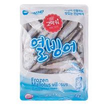 알배기 열빙어 시사모 특대 1kg 약 50마리, 3팩
