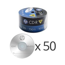 hp CD-R 50장 700MB 52배속 공CD