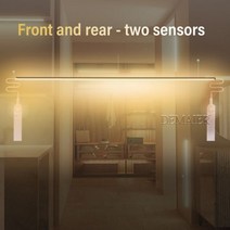 LED 전등 교체 방등 형광등 기판 거실등 DC5V 네온 스트립 무선 모션 센서 120LED m USB 야간 조명 캐비닛 주방 계단 옷장 침대 사이드 라이트, 02 상자 두 감지, 03 6000K 백색광_01 중국 | 05 500만