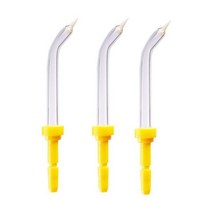 3 조각 교체 포켓 팁 치과 위생 액세서리 치주 노즐 Waterpick 구강 세척기 호환, [01] white