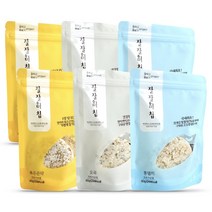 신개념 1mm 현미 쌀과자 잘잘미칩 60g x 6봉 (오곡 통멸치 볶은곤약)