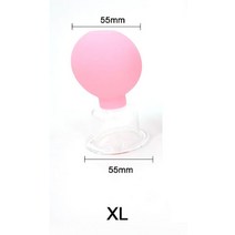 바디 컵 진공 부항기 얼굴 피부 탄력 복원 리프팅 페이셜 노화 지연 마사지 도구, Pink4 2개