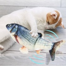 유행 움직이는 추천템 인형 고양이장난감 물고기 생선 춤추는물고기, 잉어