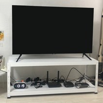 철제 티비 다이 거실장 TV 선반 T22, 900x500, 450, 블랙