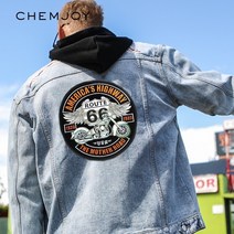 할리데이비슨 패치 용품 악세사리 오토바이 자수 빅 패치 아이언 패치 모티브 아플리케 자켓 배낭 바느질 의류 스티커 바이커 편지 배지