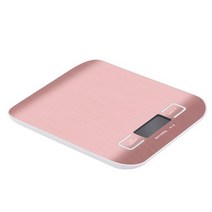 베이킹 제빵 저울 디지털 주방 5kg 10kg/1g 스테인레스 스틸 LCD 전자 식품 우편 균형 측정 도구 무게 천칭 자리, 10 키로그램, 02 Rose red, 없음, Rose red+5 키로그램