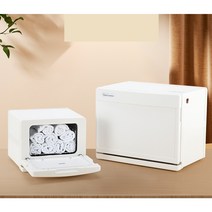 Huilangpu 미니 업소용 네일샵 마사지 피부관리실 매장용 소독 살균 타올 온장고, 화이트 8L-UV