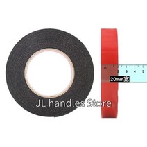 아쿠아씰 접착 테이프 두께 초강력 양면 폼 고정 패드 장착용, Width - 20MM+10m+2MM