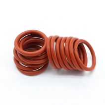 고무오링 패킹 실리콘 오링 고무링 VMQ-O 링 씰 개스킷 두께 CS 3mm OD 10 ~ 70mm 실리콘 고무 절연 방수, 26 OD 40mm_01 빨간_01 3mm