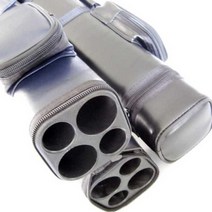 개인 큐케이스 수납 가방 큐집 당구대가방 튼튼한, 밝은 회색