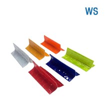 WS 임시차선 오뚜기(100EA) 고휘도 반사지 임시포장 도로 공사 임시 차선 표시, 주황(100EA)