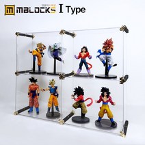 피규어진열장 피규어장식장 건담장식장 건담진열장 레고보관함 레고케이스 레고진열장 엠블럭스페셜 I타입 2층X2칸 4칸형(앞/뒤덮개포함), 07.스페셜_I타입2층x2칸 4칸형(프리미엄검정+골드)