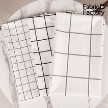 방수천 원단 천 대폭 210T 타프타 폴리에스터 타일체크 3종 ANS, ANS 638 10.5cm 그레이