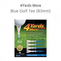 포야드모어 드라이버 타입 미들골프티 GK-4YD-DRTEE46, 블루
