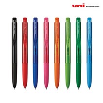 유니볼 시그노 노크식 0.38mm 3자루 UMN-155-38, 블랙