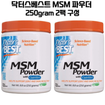 닥터스베스트 msm 식이유황 250g 파우더 분말 2팩