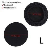 관악기 벨 커버 및 청소용 천 키트 방진 재사용 가능 면봉 닦는, 02 L