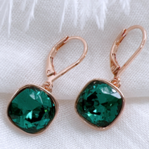 pkpj 고퀄 원석 크리스탈 컬러 스퀘어 귀걸이반지목걸이팔찌