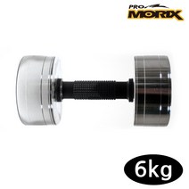 프로모릭스 크롬도금 아령 12kg (1개)아령 헬스아령 운동용품 홈트 홈트레이닝, 본상품
