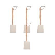 루파 바디 브러쉬 So Eco Loofah Wooden Handle, 4팩