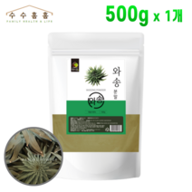 국내산 와송 분말 가루 파우더 100% 식용 먹는 와송가루 수수홈홈, 1개, 500g