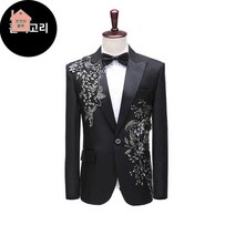 트롯트 수트 의상 무대복 트로트 무대 럭셔리 정장 사회자 화려한 행사 남성 반짝이