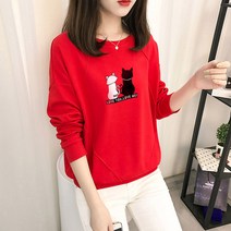 디에프 투캣츠맨투맨