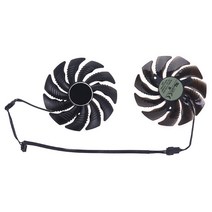 1/2pcs 88mm T129215SU 기가 바이트 Geforce GTX1060 1650 1070 GTX 1050TI 그래픽 카드 용 4PIN 쿨러 팬, 一套, 02 4NB602854-B