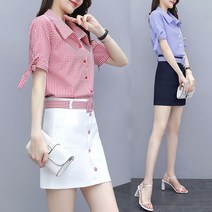 여자 여름 투피스 반팔 반바지 HA559